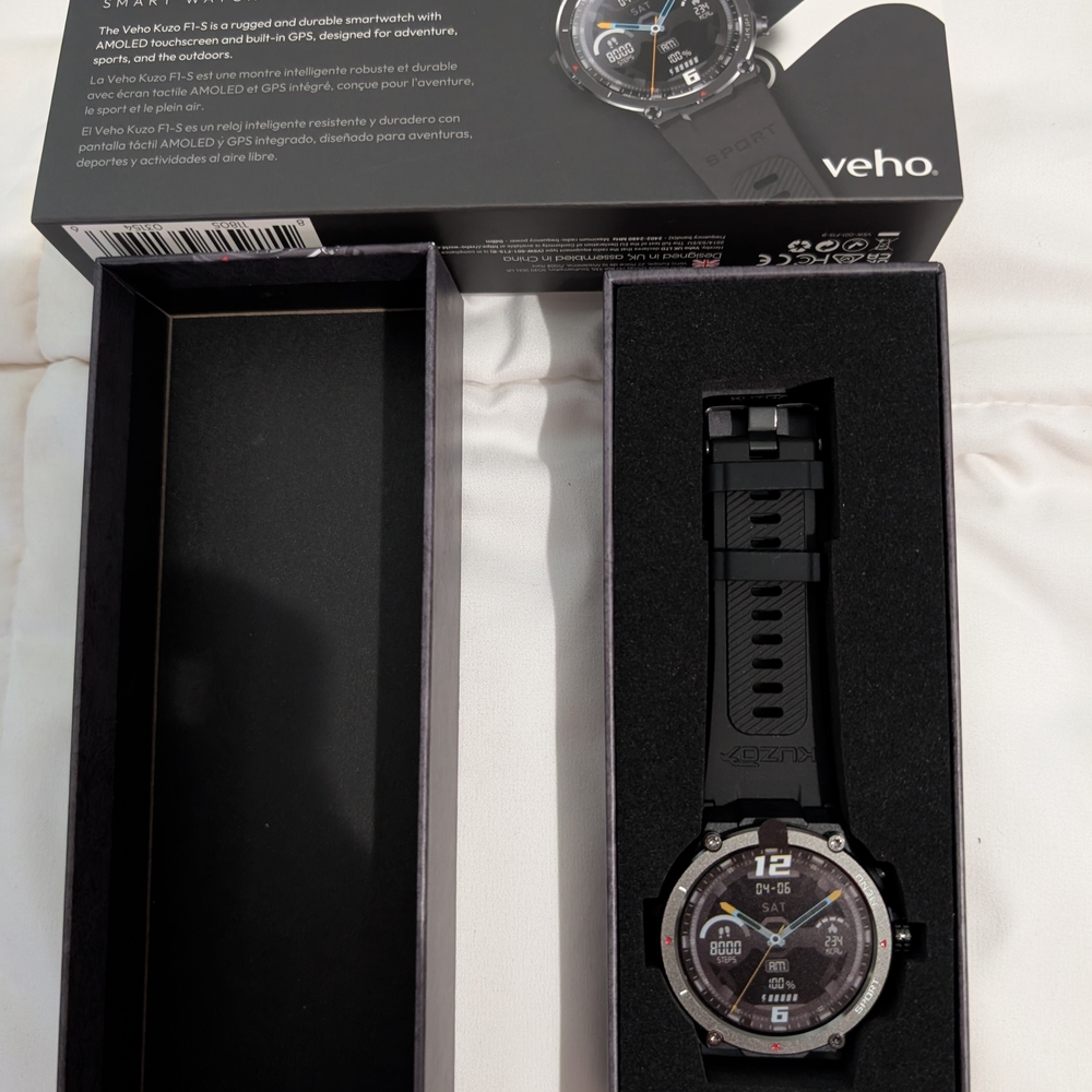 Veho Kasa P3 Smartwatch in Black